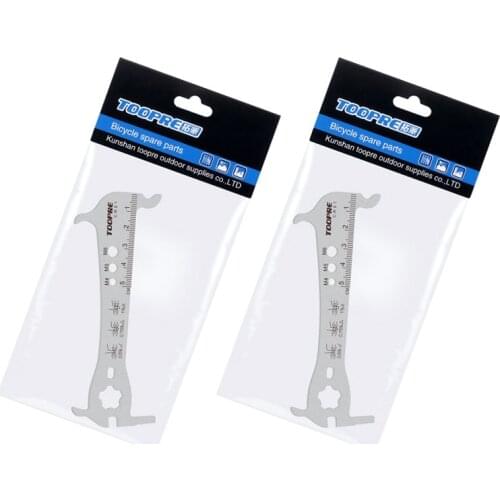 Loss measurer chain rulers caliper inspection tool Bicycle Repair Kits MTB bike chain measuring ruler Wear measuring device Hot