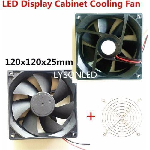 LYSONLED 10 pcs/lot Outdoor And Indoor P10 LED Display Cabinet 120x120x25mm Cooling Fan ,Support P3/P4/P5/P6/P8/P10/P16