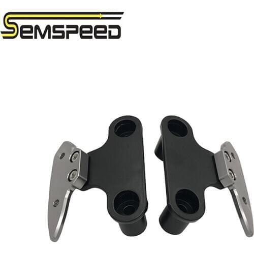 Motorcycle Side Mirrors Holder For YAMAHA XMAX 125 XMAX 250 XMAX 300 XMAX 400 2020 SEMSPEED CNC Rearview Mirrors Bracket