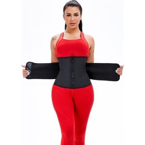 Latest Design Workout Trimmer Shapewear Tummy Control Waist Shaper 100% Latex Fitness Single Belt Waist Trainer Belts for Women
