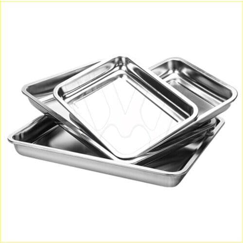 Dental Stainless Steel Medical Tray Lab Instrument 35.5*26.5*4.5