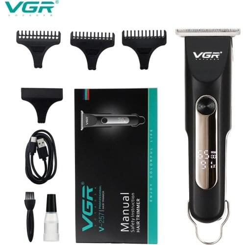 LED Trimmer for men Hair Clipper Hair cutting machine Professional Baldheaded Trimmer Beard Electric Razor USB Barbershop