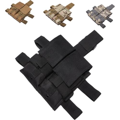 Tactical Leg Bag Army Camouflage Leg Bag Multi-function Pouch Double Pouches Outdoor Sports Pack Nylon Military Leg Bag