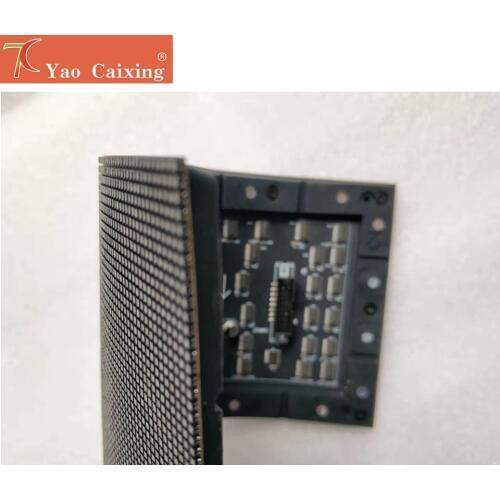 Yao caixing 120x60 dots P2 indoor matrix rgb color smd board flexible panel shipping free led sign display screen tv soft board