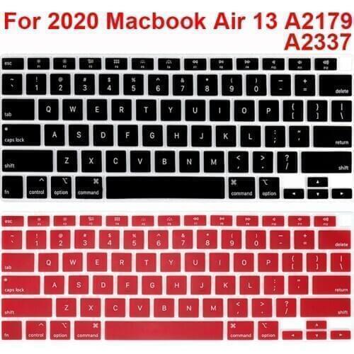US layout Silicone keyboard protector for 2020 Macbook Air 13 A2179 A2337 keyboard cover