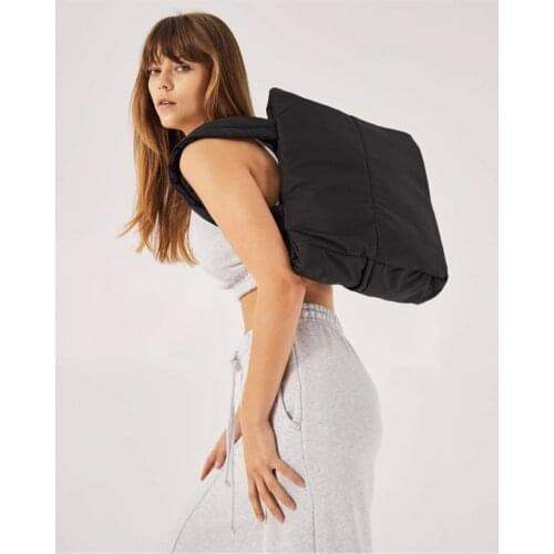 Women Fabric Shopper Bag Luxury Designer 2021 Black and Different Color Handbags Shoulder Canvas Small Made in Turkey