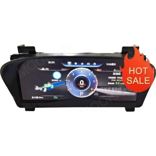 12.3" LCD Cluster Android 9 Car Instrument Dashboard Display Head Unit GPS Navigation For Toyota Alphard 30S Vellfire 30 2008-19