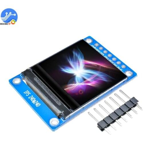 1.3 inch LCD OLED Screen Display Module 240*240 IPS HD TFT ST7789VW Drive IC 3.3V Voltage SPI Interface Full Color DIY