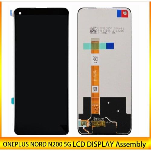 100% Original Working Glass Panel LCD Display Touch Screen Digitizer Assembly Sensor For ONEPLUS NORD N200 5G DE2117