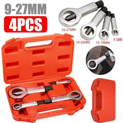 4 Pcs Splitter Set Screw Nut Remover Removal Splitting Tools Nut Splitter Set