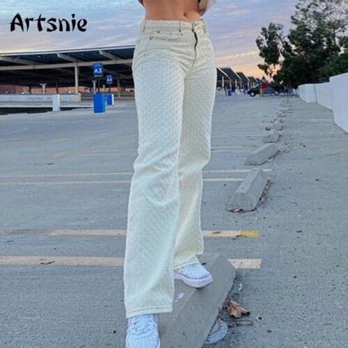 Женские прямые брюки Artsnie China At AliExpress