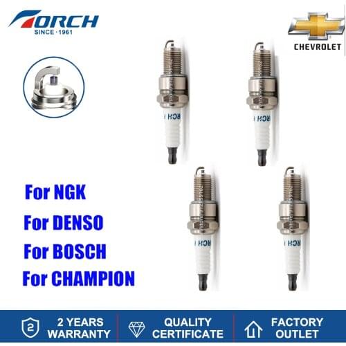 Car Candles TORCH Spark Plug F6RTC Fit for Chevrolet DENSO W16EPR-U11 CHAMPION RN8VTYC BOSCH WR56 NGK BP6ET Engines Components