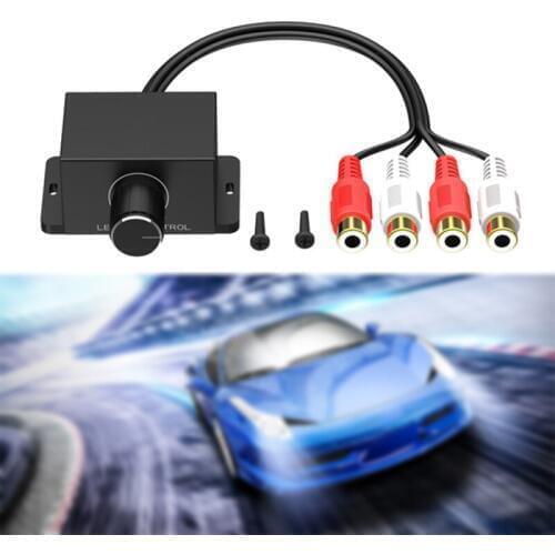 Car Audio Amplifier Bass RCA Level Remote Car Volume Control Knob LC-1 Universal Car Audio Amplifier Audio Player Accessories