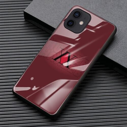 Hunter x hunter Tempered Glass anime Case For iPhone 11 12 mini PRO MAX SE 2020 6 6s 7 8 Plus X XR XS japan cover