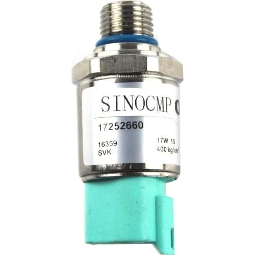 Pressure Sensor 14560161 17252660 For Volvo EC210C EC220D EC235 EC480D Excavator