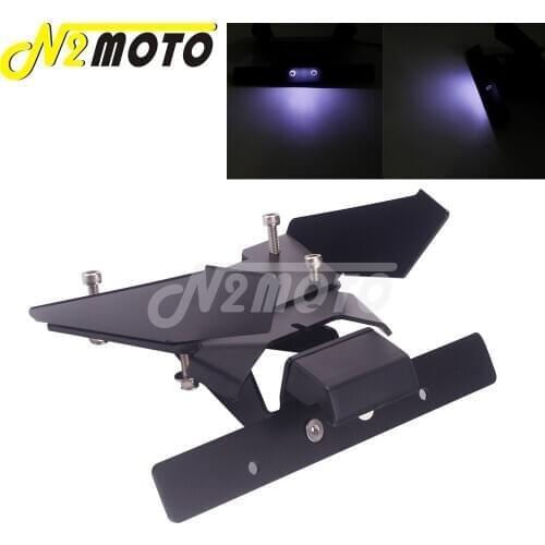 For KAWASAKI EX250R NINJA NINJA 250R 2008-12 CNC Motorcycle License Plate Holder LED Light Tail Tidy Fender Eliminator Kit Frame