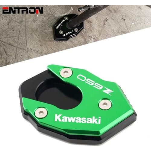 For KAWASAKI Z650 Z 650 Ninja 2017-2020 High quality Motorcycle CNC Accessories Kickstand Sidestand Stand Extension Enlarger Pad
