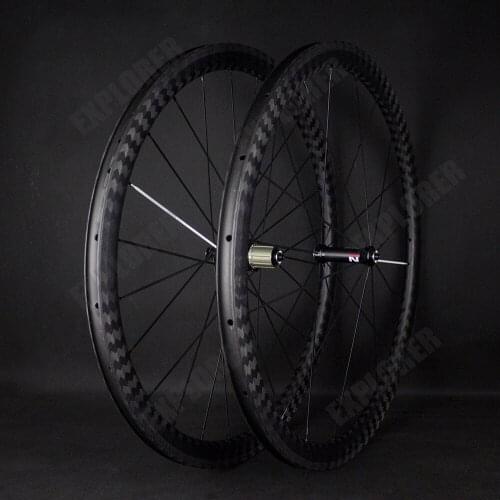Carbon-Wheelset 12K Twill Carbon Road Bike 38mm 6 Paws RAF13 RAR13 Hub 700C Special Brake Track AC3 Pillar 1423 Spokes Road Bike