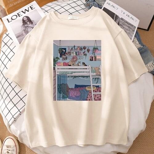 Pastel Daydreams Tee Shirt Casual Harajuku Tee Shirt Tops High Quality Clothing Tee Shirts Summer Oversized T Shirts Tops