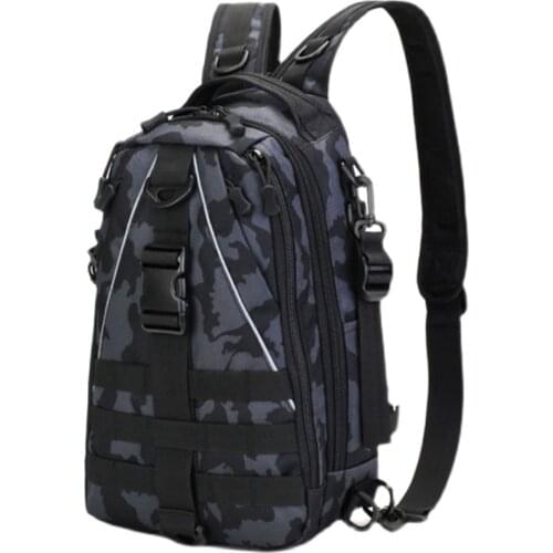 Camouflage Fishing Bag Outdoor Mountaineering Travel Bag Hiking Large Capacity Tactical Backpack Fishing Gear Storage Bag