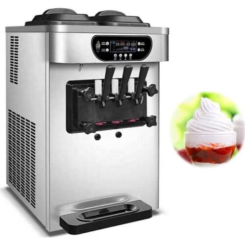Commercial Desktop Small Soft Ice Cream Machine For Dessert Shop Ice Cream Machine
