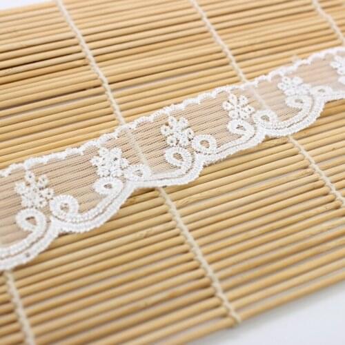 Embroidery lace french lace ribbon fabric diy trims handmade clothing wedding sewing Accessories