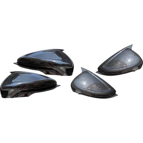 Car Side Mirror Cover, for Ford Focus 2019-2021 MK4 ST/Stline Rearview Mirror Cover with Guide Channel