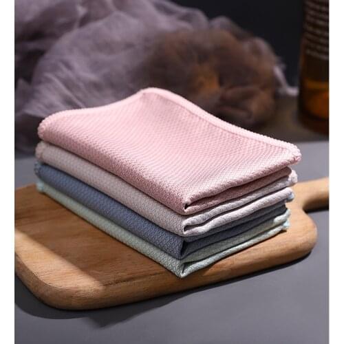 Kitchen Supplies Cleaning Rag Superfine Fibre Cleaning Towel For The Kitchen Fish Scag Suede Towel