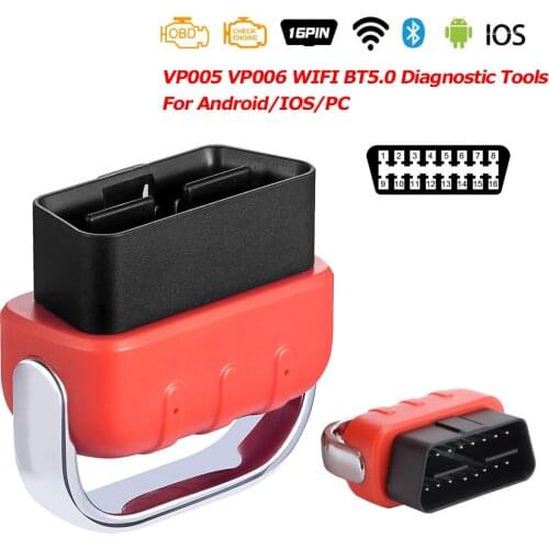 LEEPEE PIC18F25K80 WIFI OBD2 Scanner Car Diagnostic Tool Auto Tools V2.2 Bluetooth 5.0 Scan Tool for Android/IOS MINI OBD2