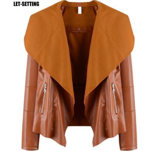 Let－Setting Women's Leather Down Jackets