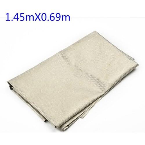 1.45x0.69m Radiation Protection Fabric Copper Conductive RFID Signal Shielding EMF Blocking Sewing Cloth For Making Phone Pocket
