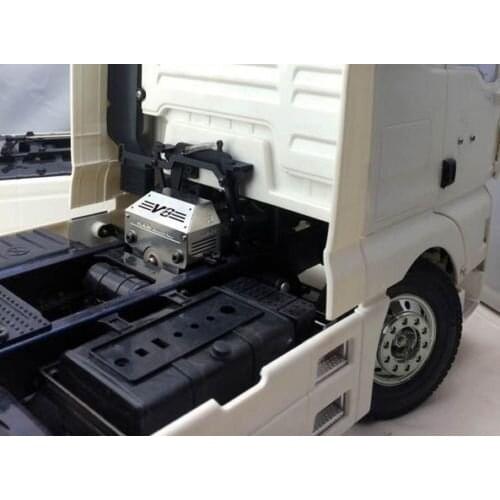 Metal Gear Box Cover- for 1/14 Tractor Excavator Truck Tamiya RC8WD 6x6 8x8 trailer RC SCA MAN BENZ