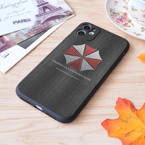 Umbrella Corporation Print Soft Silicone Matt Case For Apple iPhone Case