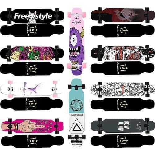 Entry-level Youth Skating Scooter Practice Maple Skateboard Extreme Sports Men and Women Double-sided Children Long Board