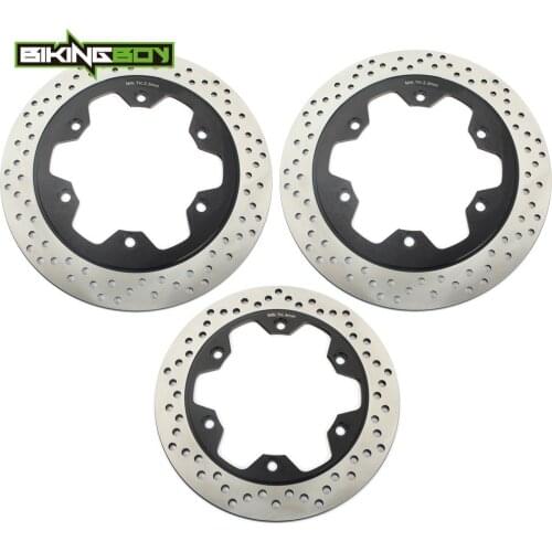 BIKINGBOY Front Rear Brake Disks Discs Rotors Deauville NTV 600 98 99 00 NTV 650 01 02 03 04 05 NTV 680 06-12 CBR 1000 F 86-92