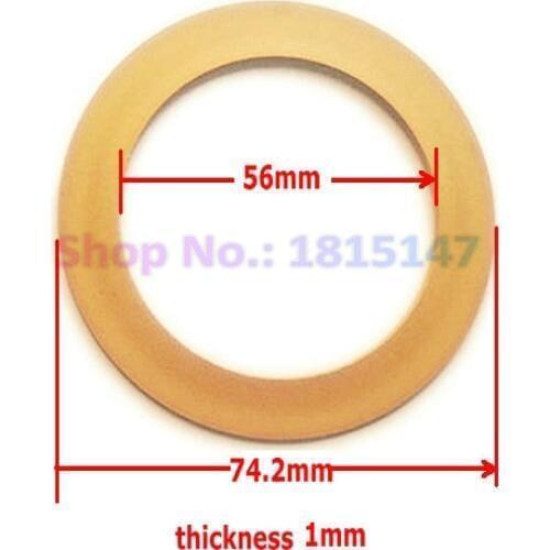 2pcs, Piston ring 56*74.2*1 for Oilfree air compressor spare parts PTFE