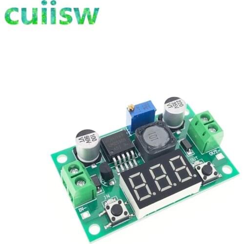 LM2596S LM2596 DC 4.0~40 to 1.3-37V Adjustable Step-Down Power Module + LED Voltmeter DC-DC module