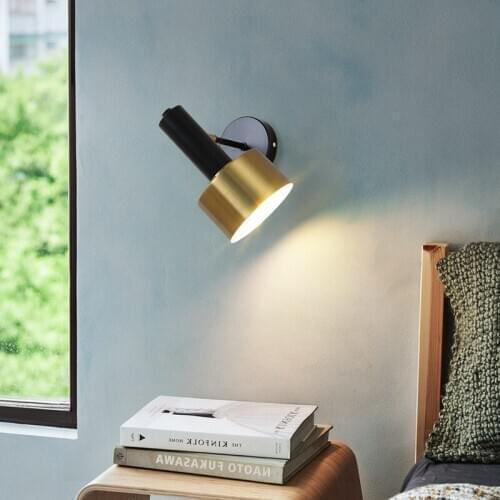 LED Indoor Light Adjustable Wall Lamp Modern Bedside Lamp Home Bedroom Reading Lighting Sconce Aisle Deco Hotel Luxury Light E27
