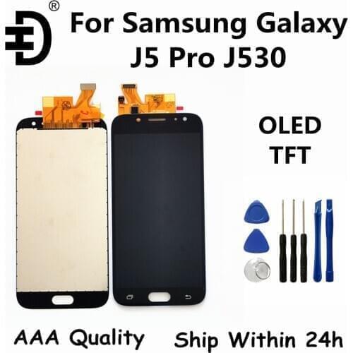 TFT LCD Screen For Samsung Galaxy J5 2017 J530 LCD Display Touch Screen Digitizer For Samsung J5 Pro 2017 J530F SM-J530 Display