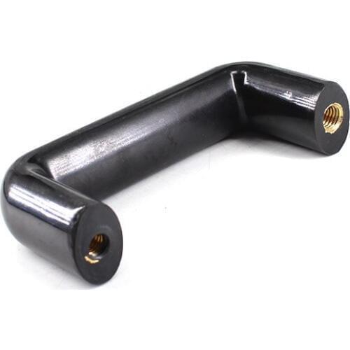 U Type Cabinet Handle Insulation Machinery Handle Lever 90/120/180/320mm Hole Pitch Black Bakelite Industrial Equipment Handle