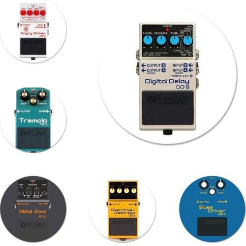 Vintage Boss Distorion Pedal Kitchen Home Decor Refrigerator Magnetic Stickers Opener Beer Coke