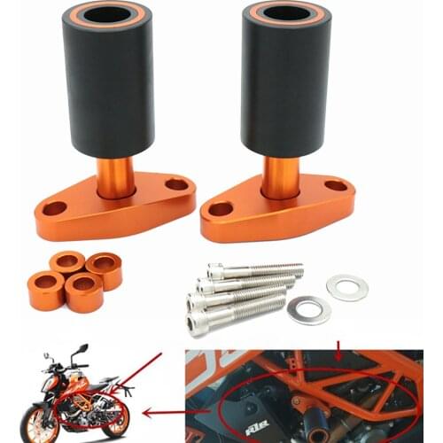 Motorcycle Frame Sliding Block Anti-collision And Fall Protection For KTM 125 200 250 390 Duke 2011-2019