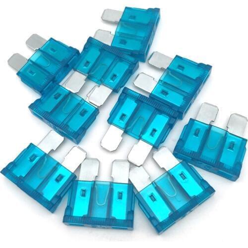 10Pcs Medium Car Fuses Assortment Standard Fuse 5A 10A 15A 20A 25A 30A Auto Car Truck Fuse Set Auto Blade Fuses
