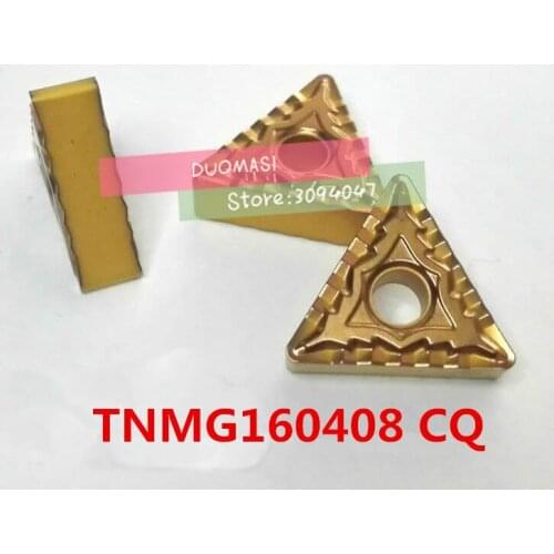 10PCS TNMG160408-CQ carbide CNC inserts,CNC lathe tool,apply to steel processing,insert MTJNR/WTJNR turning tool