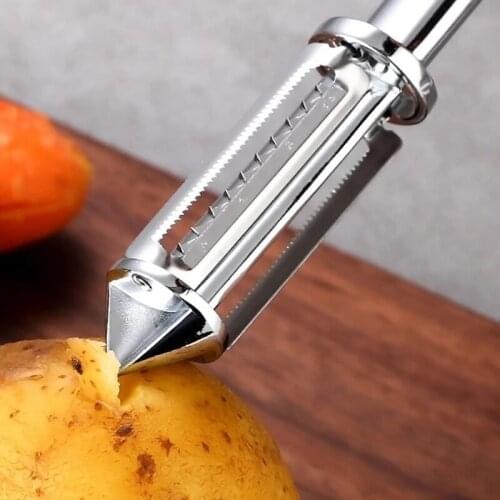 3 in 1 Julienne Vegetable Peeler Set Potato Slicer Fruit Carrot Cutter Kitchen flexible in dealing with all kinds of fruits