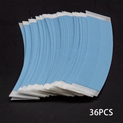 36 piecesblue double side tape lace front wig tape arc double sided Tape for toupee wig adhesive