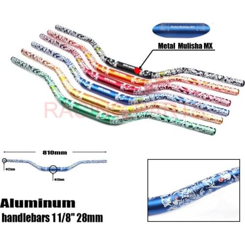 Aluminum handlebars Motocross 1 1/8" 28mm pit bike motorcycle handlebar fat bar manillar for SXF KLX YZF CRF RMZ universal