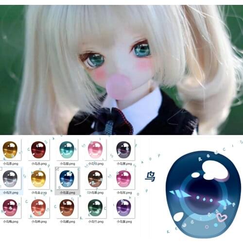 BJD doll eye pressure eye DD cartoon eye DD eye glass eye MDD DDH01 bear sister TF eye doll accessories