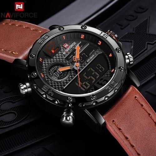NAVIFORCE Watches Men Watch Mens Wristwatches Waterproof Chronograph Male Clock Sport Quartz Mens Watches Top Brand Luxury