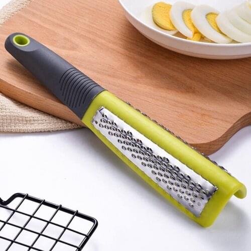 Double Sided Cheese Grater Portable Ginger Grater Hand Zester Vegetable Grater Multi-purpose Lemon Cheese Grater